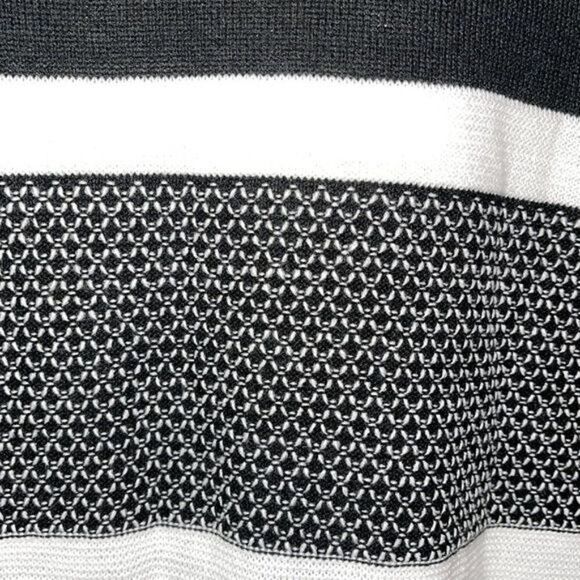 Westbound Black White Fine Knit Sweater Size P XL - Picture 5 of 7